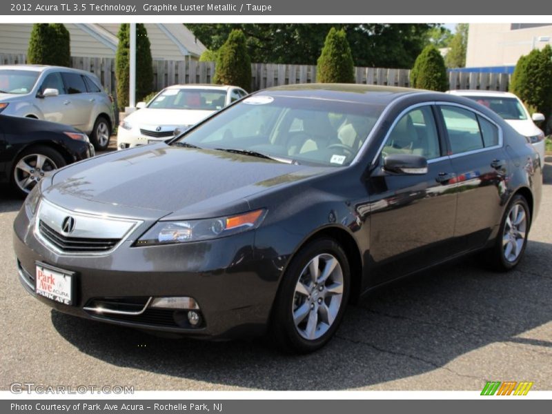 Graphite Luster Metallic / Taupe 2012 Acura TL 3.5 Technology