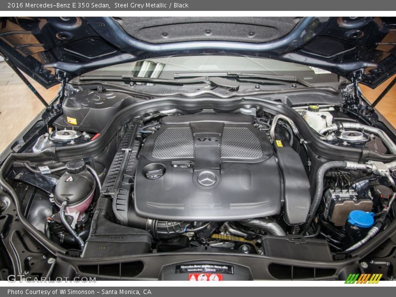 Steel Grey Metallic / Black 2016 Mercedes-Benz E 350 Sedan