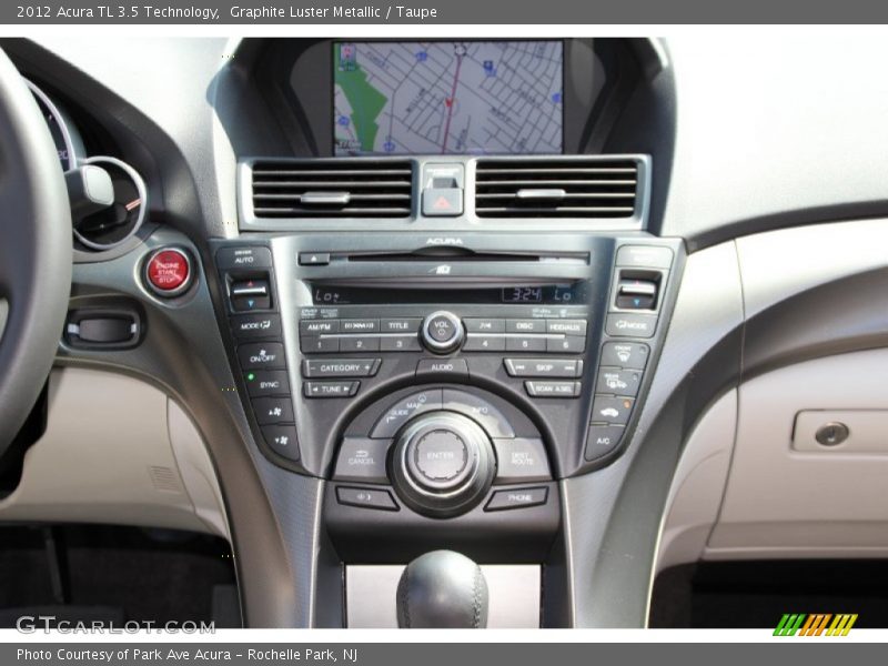 Graphite Luster Metallic / Taupe 2012 Acura TL 3.5 Technology