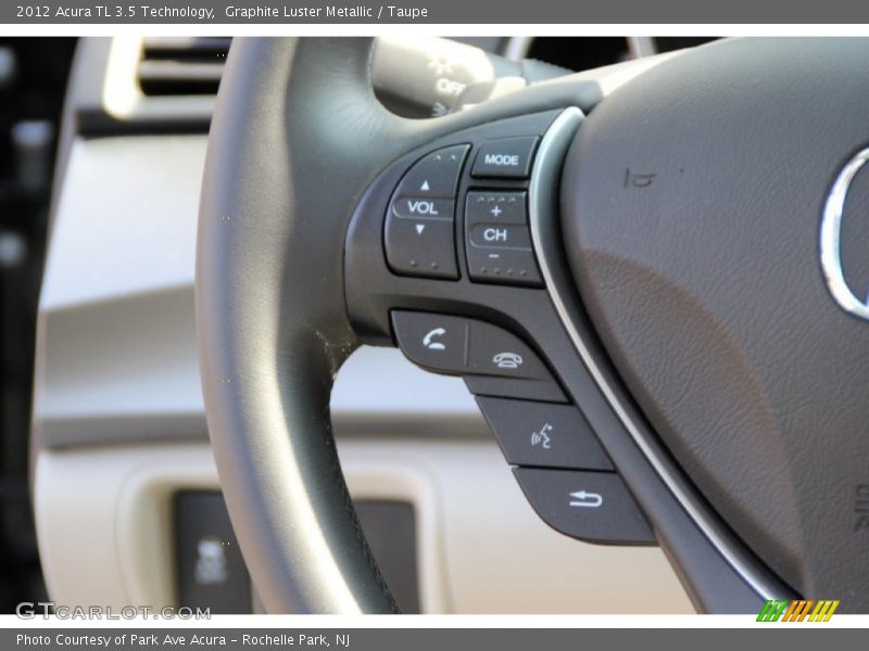 Graphite Luster Metallic / Taupe 2012 Acura TL 3.5 Technology