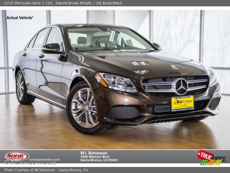 Dakota Brown Metallic / Silk Beige/Black 2015 Mercedes-Benz C 300