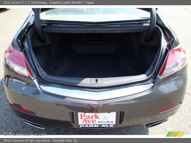 Graphite Luster Metallic / Taupe 2012 Acura TL 3.5 Technology