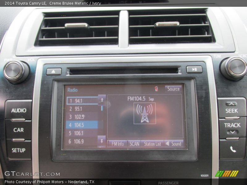 Creme Brulee Metallic / Ivory 2014 Toyota Camry LE