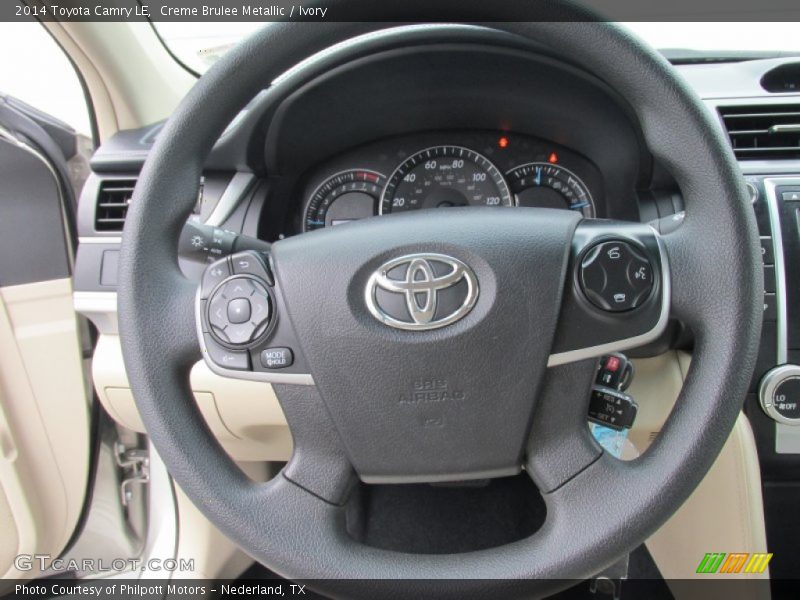 Creme Brulee Metallic / Ivory 2014 Toyota Camry LE