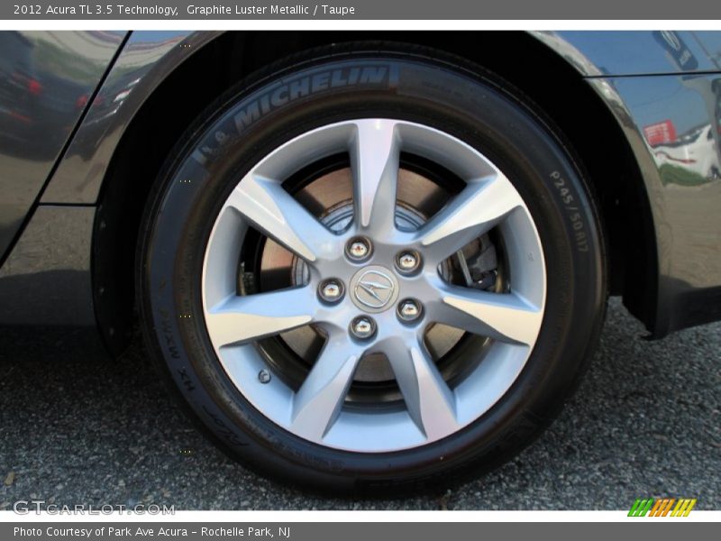 Graphite Luster Metallic / Taupe 2012 Acura TL 3.5 Technology