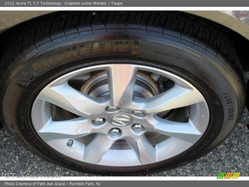 Graphite Luster Metallic / Taupe 2012 Acura TL 3.5 Technology