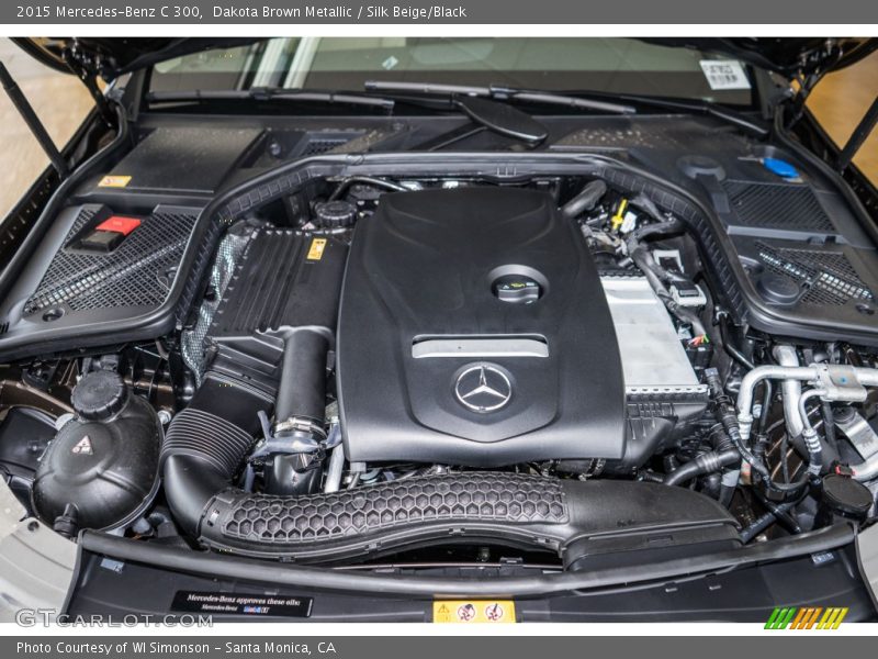 Dakota Brown Metallic / Silk Beige/Black 2015 Mercedes-Benz C 300
