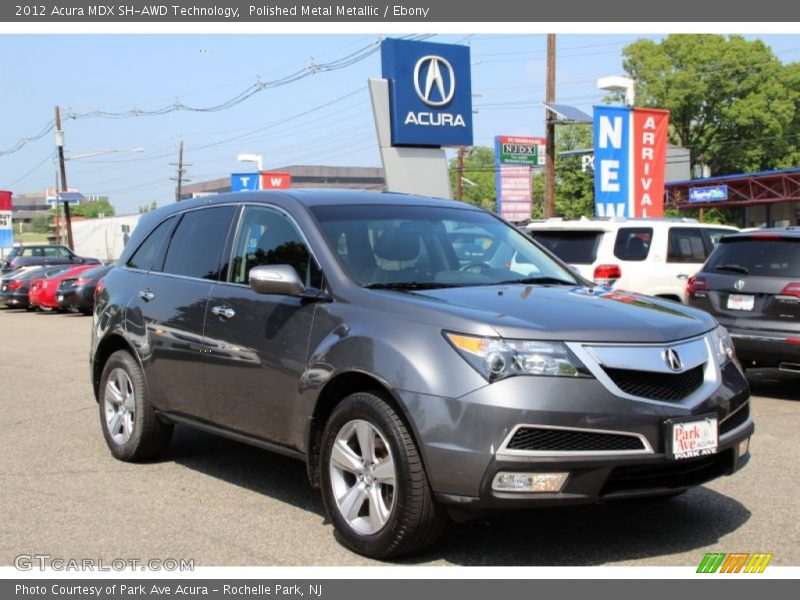 Polished Metal Metallic / Ebony 2012 Acura MDX SH-AWD Technology