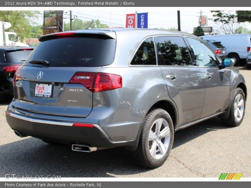 Polished Metal Metallic / Ebony 2012 Acura MDX SH-AWD Technology