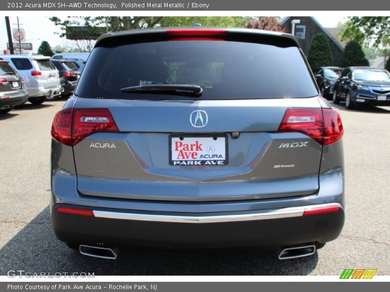 Polished Metal Metallic / Ebony 2012 Acura MDX SH-AWD Technology