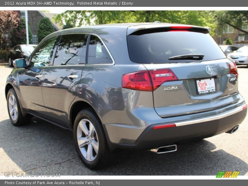 Polished Metal Metallic / Ebony 2012 Acura MDX SH-AWD Technology