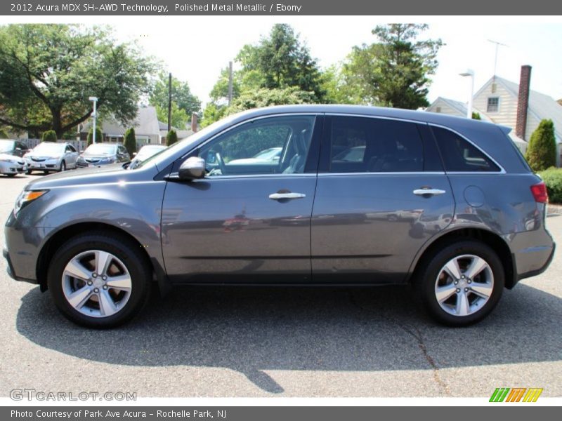 Polished Metal Metallic / Ebony 2012 Acura MDX SH-AWD Technology