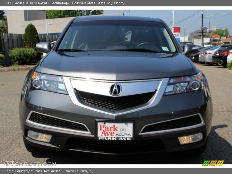 Polished Metal Metallic / Ebony 2012 Acura MDX SH-AWD Technology