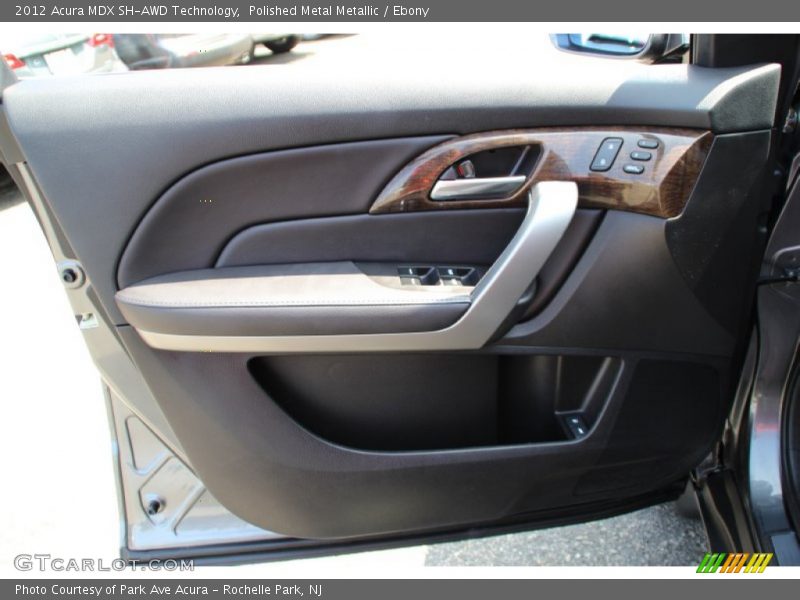 Polished Metal Metallic / Ebony 2012 Acura MDX SH-AWD Technology