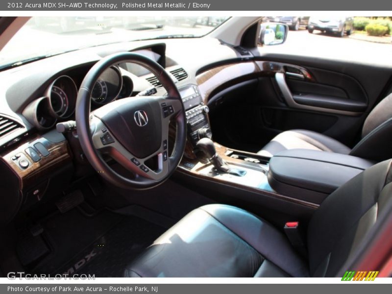 Polished Metal Metallic / Ebony 2012 Acura MDX SH-AWD Technology