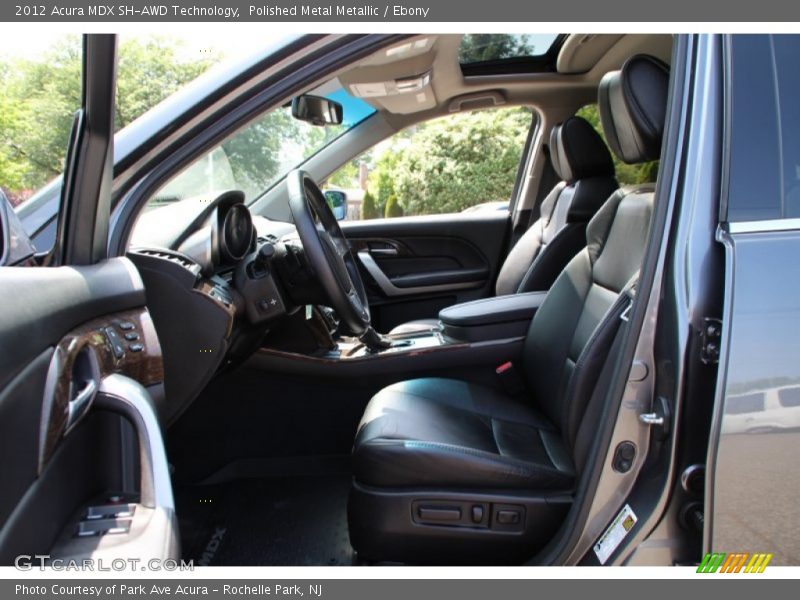 Polished Metal Metallic / Ebony 2012 Acura MDX SH-AWD Technology