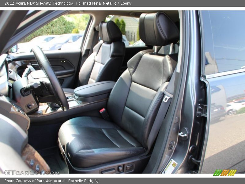 Polished Metal Metallic / Ebony 2012 Acura MDX SH-AWD Technology