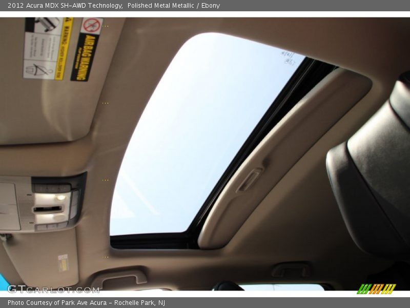 Polished Metal Metallic / Ebony 2012 Acura MDX SH-AWD Technology