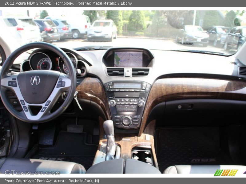 Polished Metal Metallic / Ebony 2012 Acura MDX SH-AWD Technology