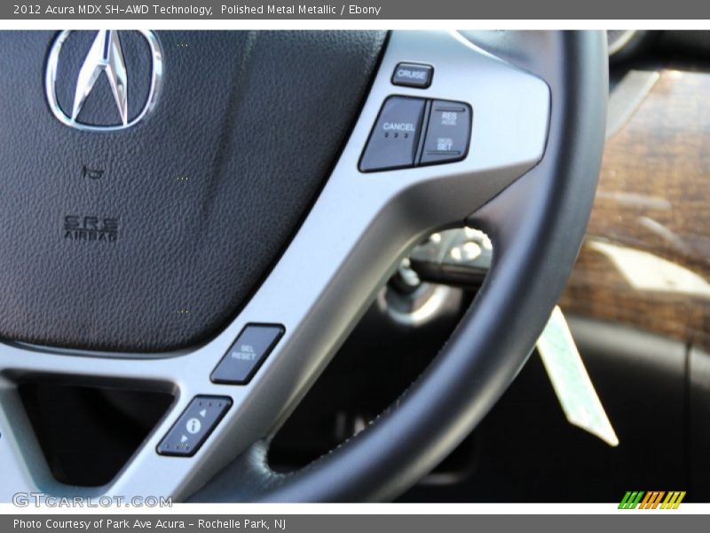 Polished Metal Metallic / Ebony 2012 Acura MDX SH-AWD Technology