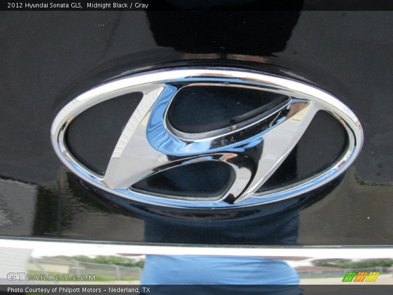 Midnight Black / Gray 2012 Hyundai Sonata GLS