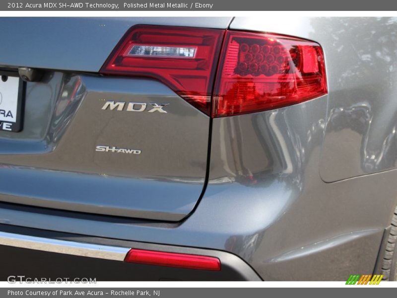 Polished Metal Metallic / Ebony 2012 Acura MDX SH-AWD Technology