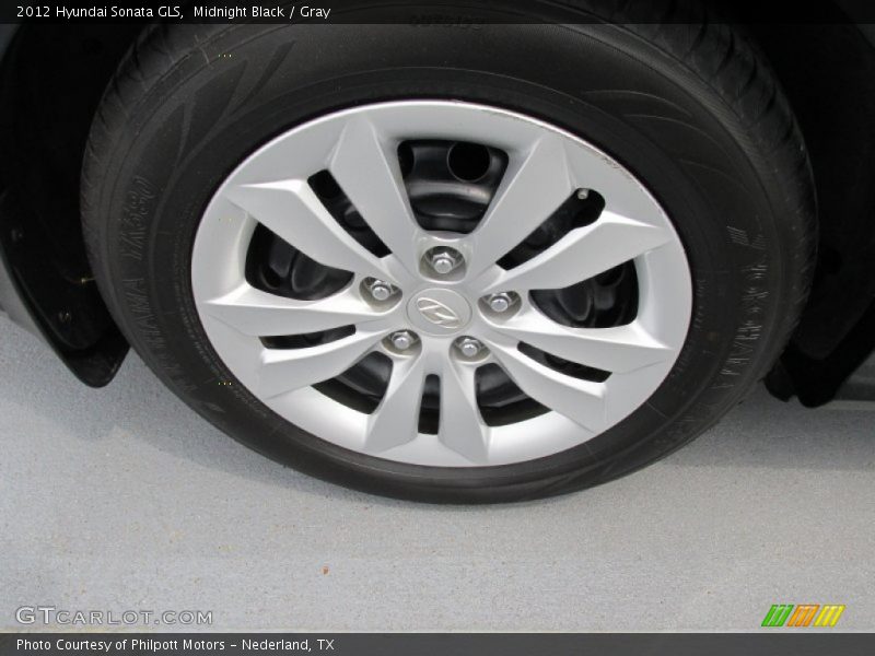 Midnight Black / Gray 2012 Hyundai Sonata GLS