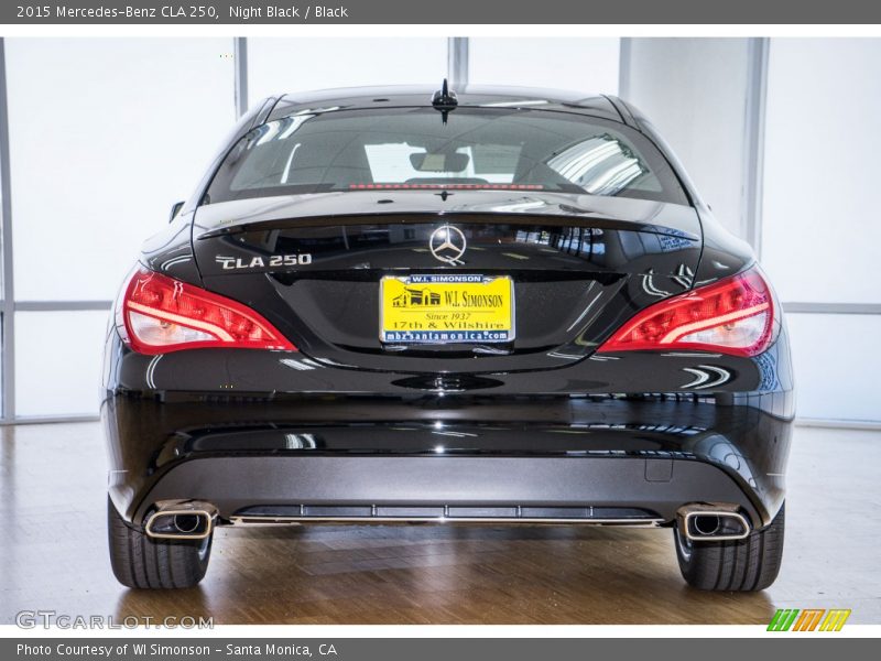 Night Black / Black 2015 Mercedes-Benz CLA 250