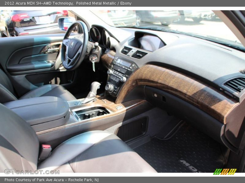 Polished Metal Metallic / Ebony 2012 Acura MDX SH-AWD Technology