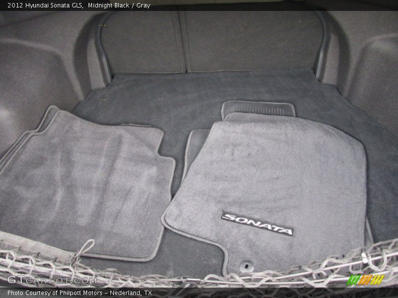 Midnight Black / Gray 2012 Hyundai Sonata GLS
