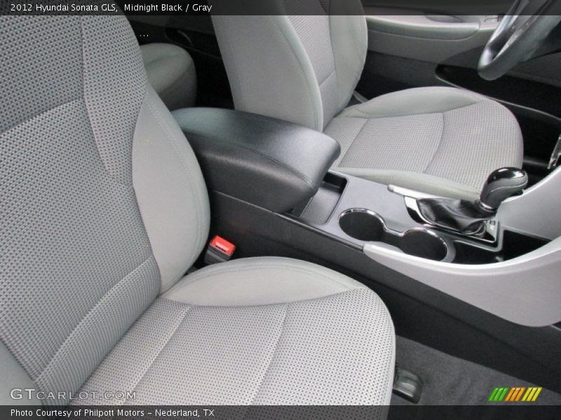 Midnight Black / Gray 2012 Hyundai Sonata GLS