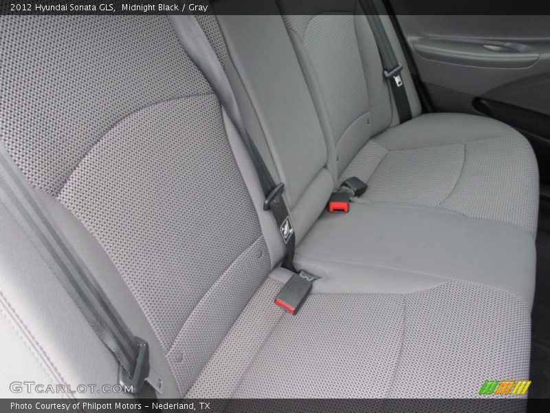 Midnight Black / Gray 2012 Hyundai Sonata GLS
