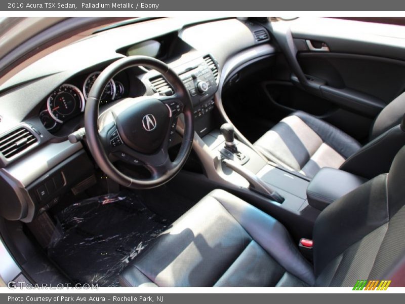 Palladium Metallic / Ebony 2010 Acura TSX Sedan