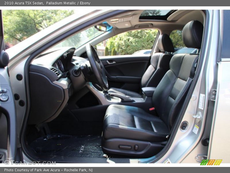 Palladium Metallic / Ebony 2010 Acura TSX Sedan