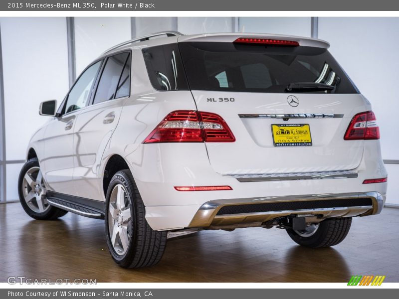 Polar White / Black 2015 Mercedes-Benz ML 350