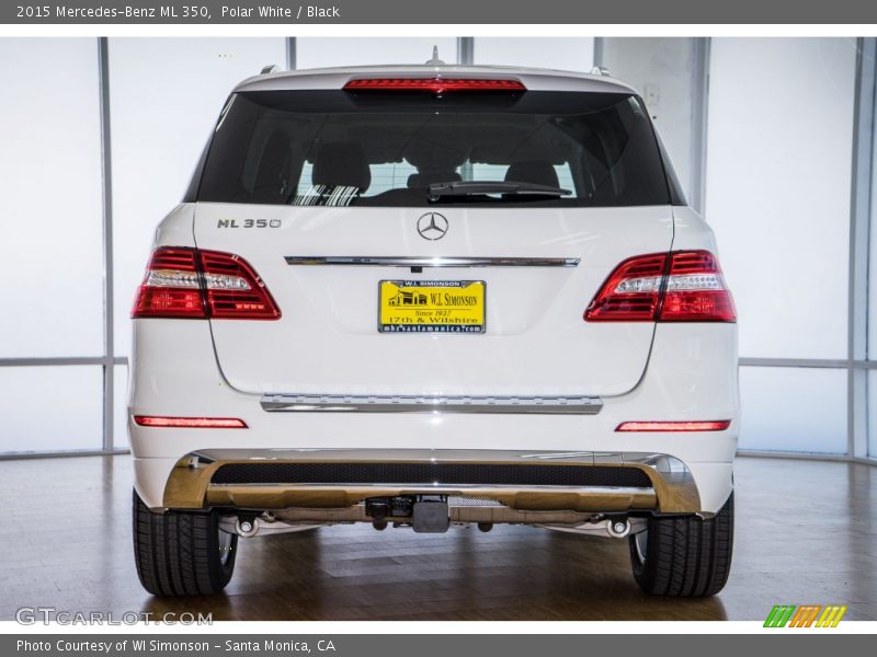 Polar White / Black 2015 Mercedes-Benz ML 350