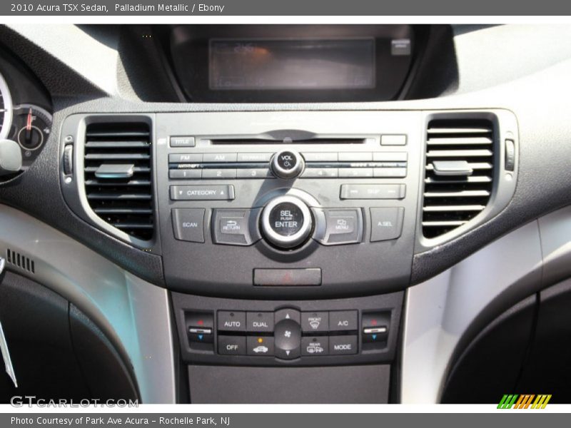 Palladium Metallic / Ebony 2010 Acura TSX Sedan