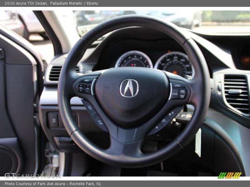 Palladium Metallic / Ebony 2010 Acura TSX Sedan