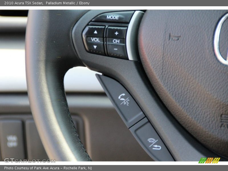 Palladium Metallic / Ebony 2010 Acura TSX Sedan