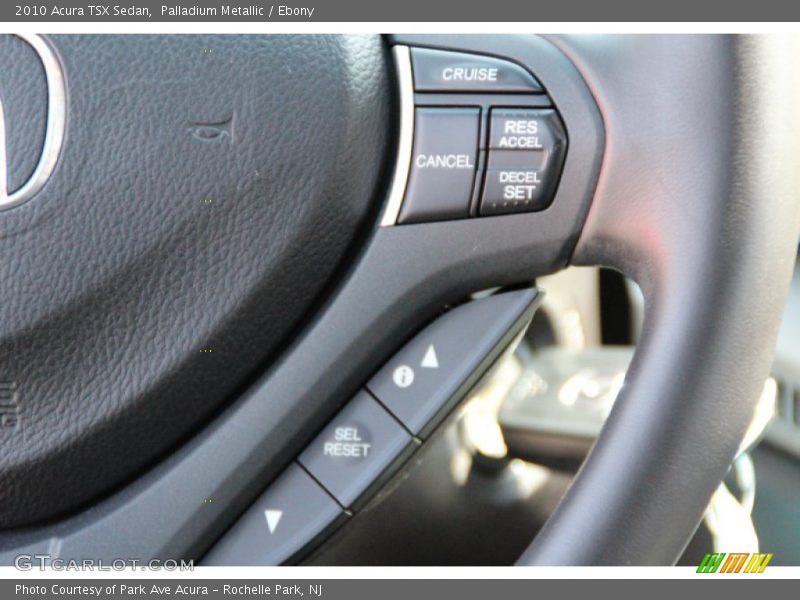 Palladium Metallic / Ebony 2010 Acura TSX Sedan