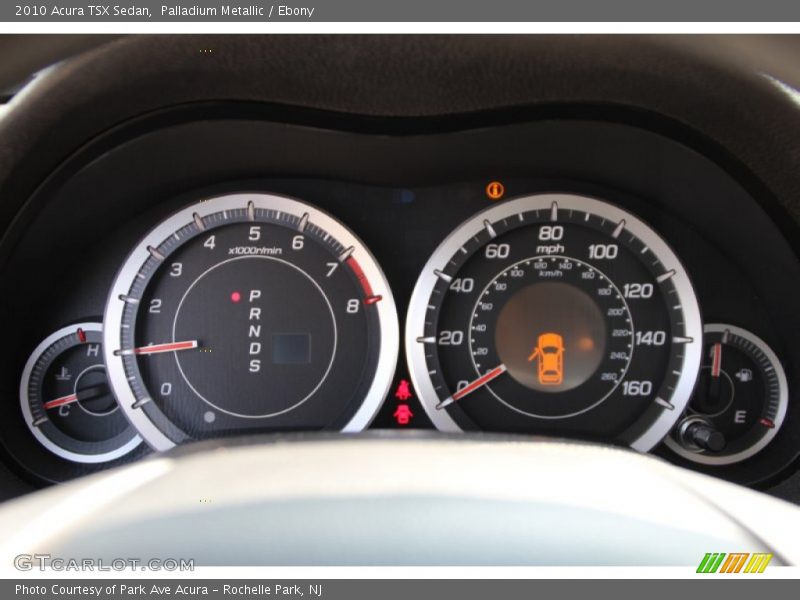 Palladium Metallic / Ebony 2010 Acura TSX Sedan