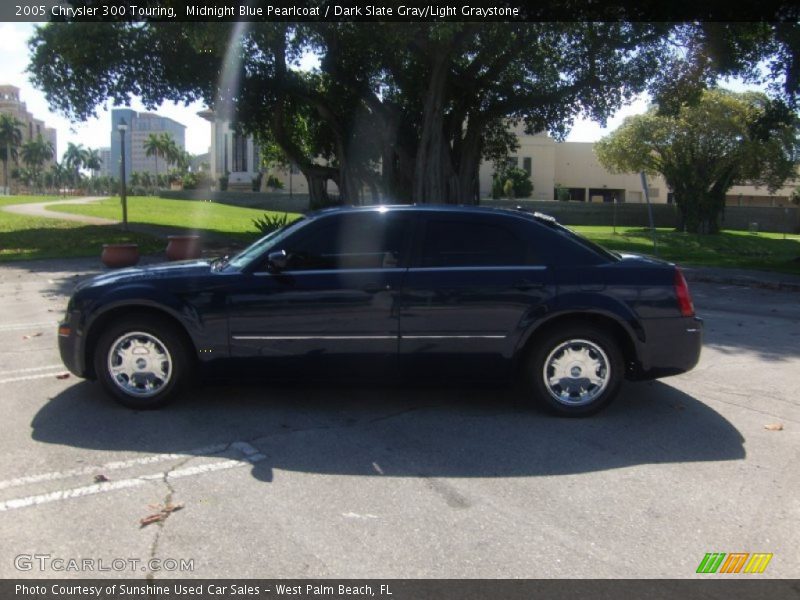 Midnight Blue Pearlcoat / Dark Slate Gray/Light Graystone 2005 Chrysler 300 Touring