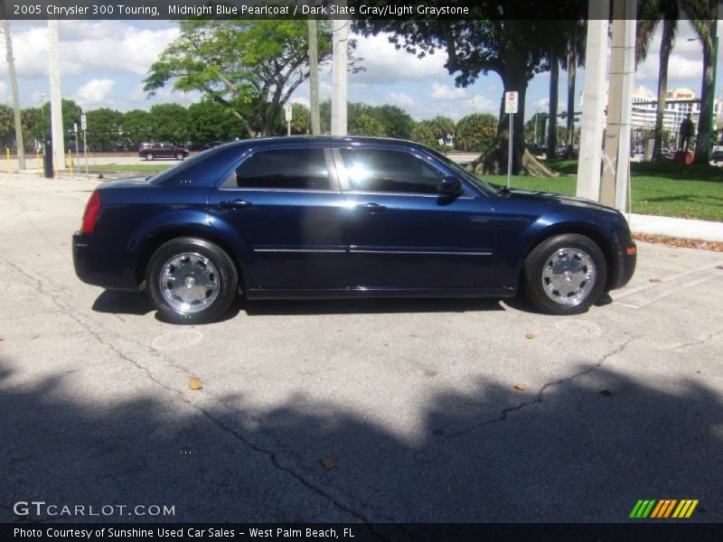 Midnight Blue Pearlcoat / Dark Slate Gray/Light Graystone 2005 Chrysler 300 Touring