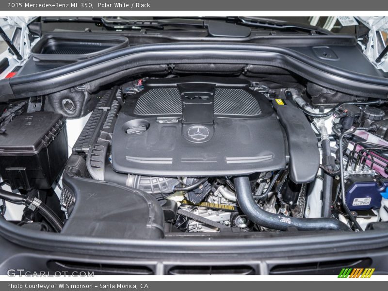 Polar White / Black 2015 Mercedes-Benz ML 350