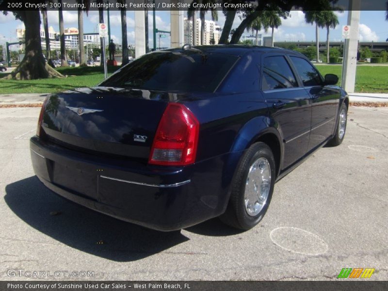 Midnight Blue Pearlcoat / Dark Slate Gray/Light Graystone 2005 Chrysler 300 Touring