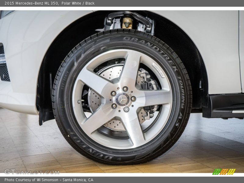 Polar White / Black 2015 Mercedes-Benz ML 350