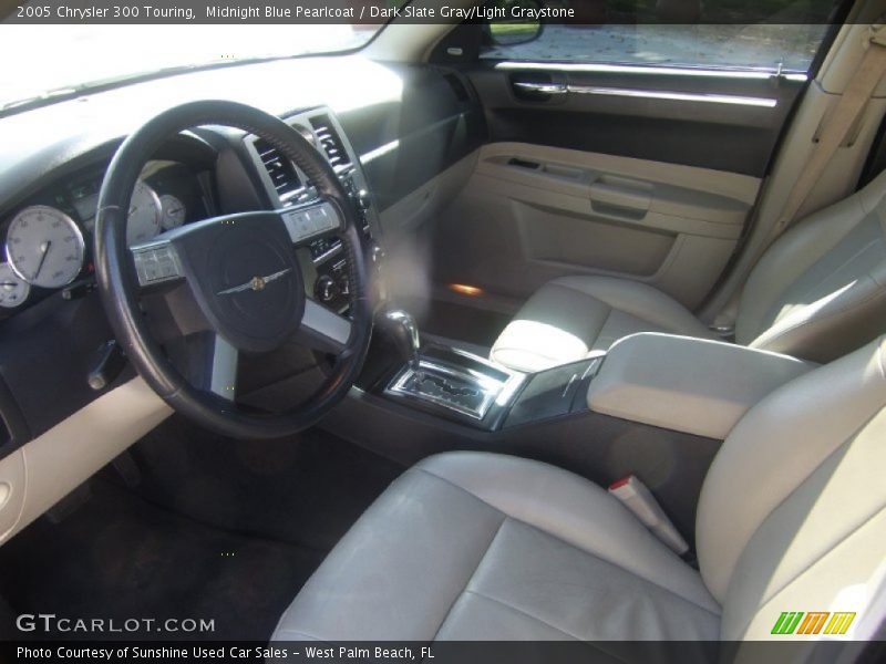 Midnight Blue Pearlcoat / Dark Slate Gray/Light Graystone 2005 Chrysler 300 Touring