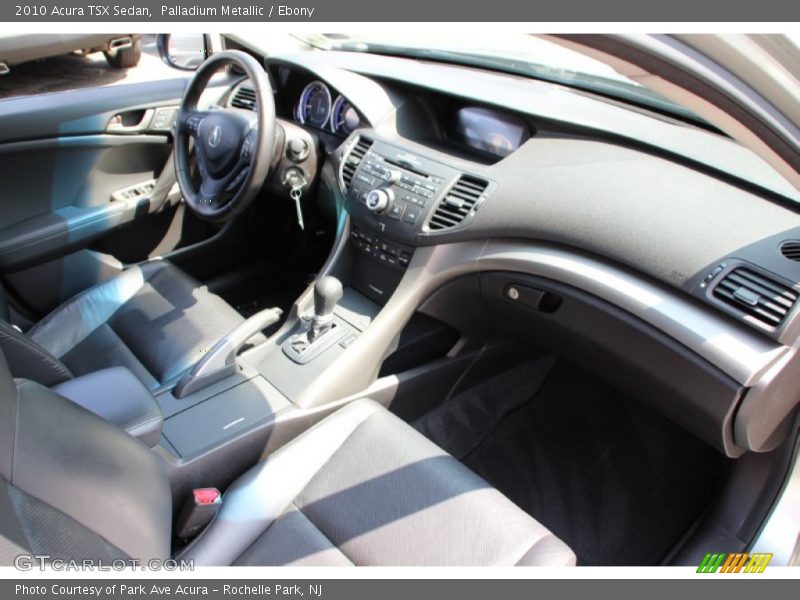 Palladium Metallic / Ebony 2010 Acura TSX Sedan