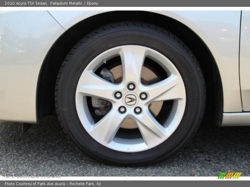 Palladium Metallic / Ebony 2010 Acura TSX Sedan