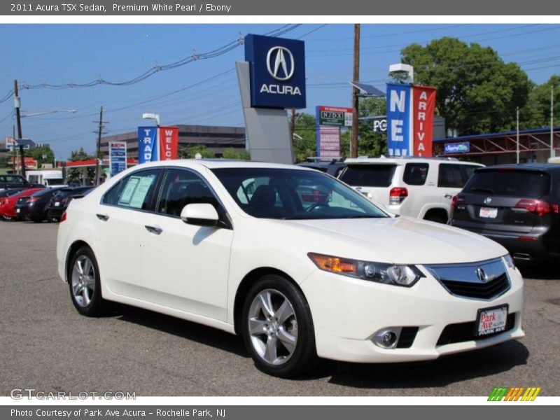 Premium White Pearl / Ebony 2011 Acura TSX Sedan